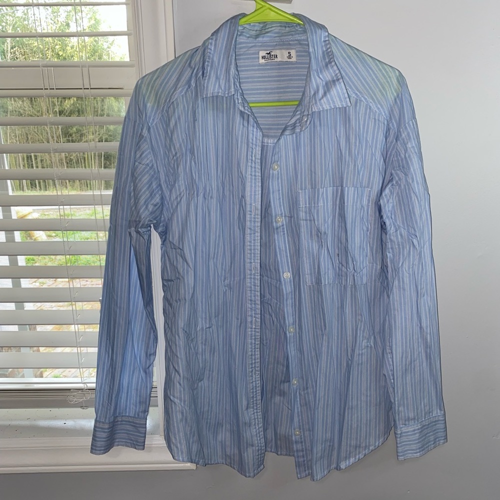 Striped button up Blouse